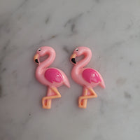Flamingo OVERSIZED and Small Kawaii Charms