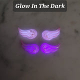 Glitter Wings UV Color Changing and Glow In The Dark Charms