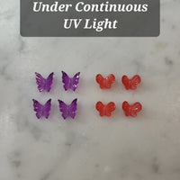 Butterfly UV-Color Change And Glow In The Dark Charms